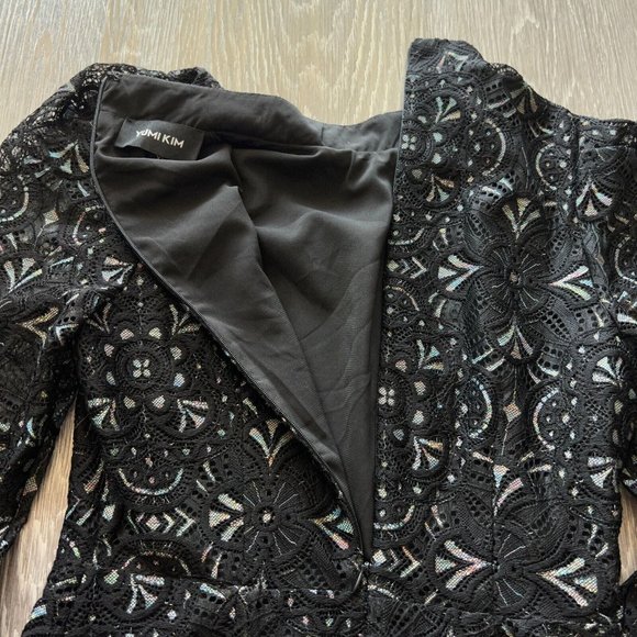 Yumi Kim Size XS Robyn Lace Mini Dress Black - Picture 15 of 15
